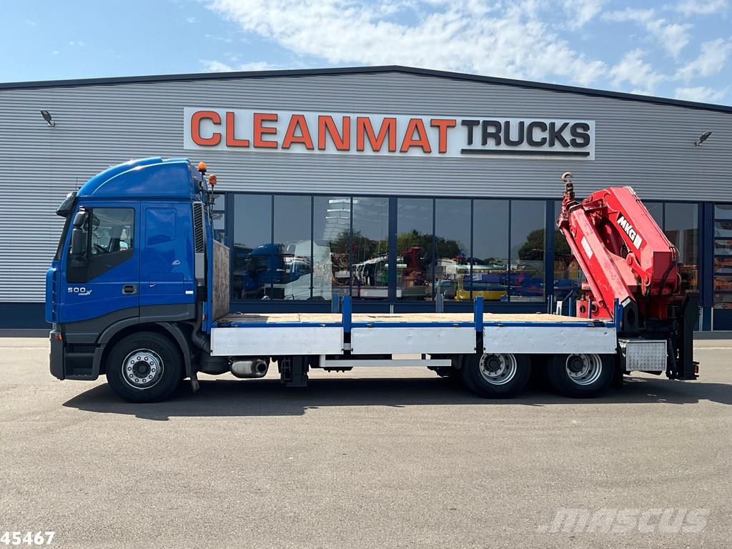 Iveco Stralis 500 6x4 MKG 54 Tonmeter laadkraan Всъдеходни кранове