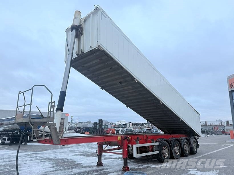 Kel-Berg Tipper / Alukastenmulde Kipper 37 m3 Semi-reboques basculantes