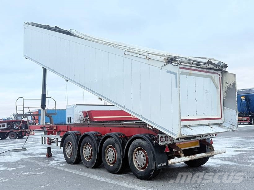 Kel-Berg Tipper / Alukastenmulde Kipper 37 m3 Semi-reboques basculantes