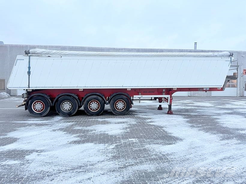Kel-Berg Tipper / Alukastenmulde Kipper 37 m3 Semi-reboques basculantes