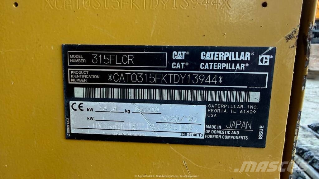 CAT 315F Excavadoras sobre orugas