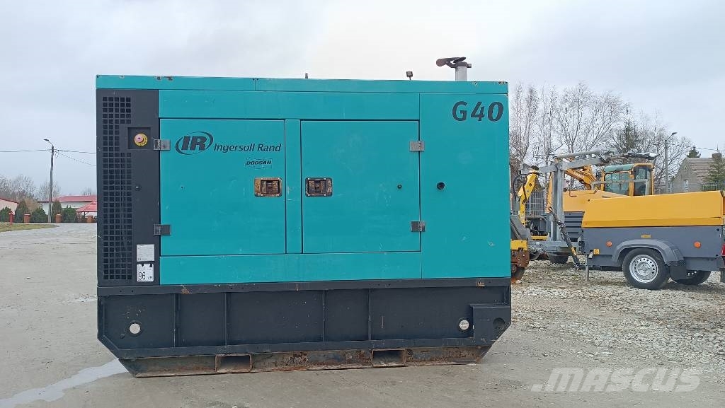 Ingersoll Rand G 40 DOOSAN ATLAS COPCO QAS 40 30 50 60 Дизельные генераторы