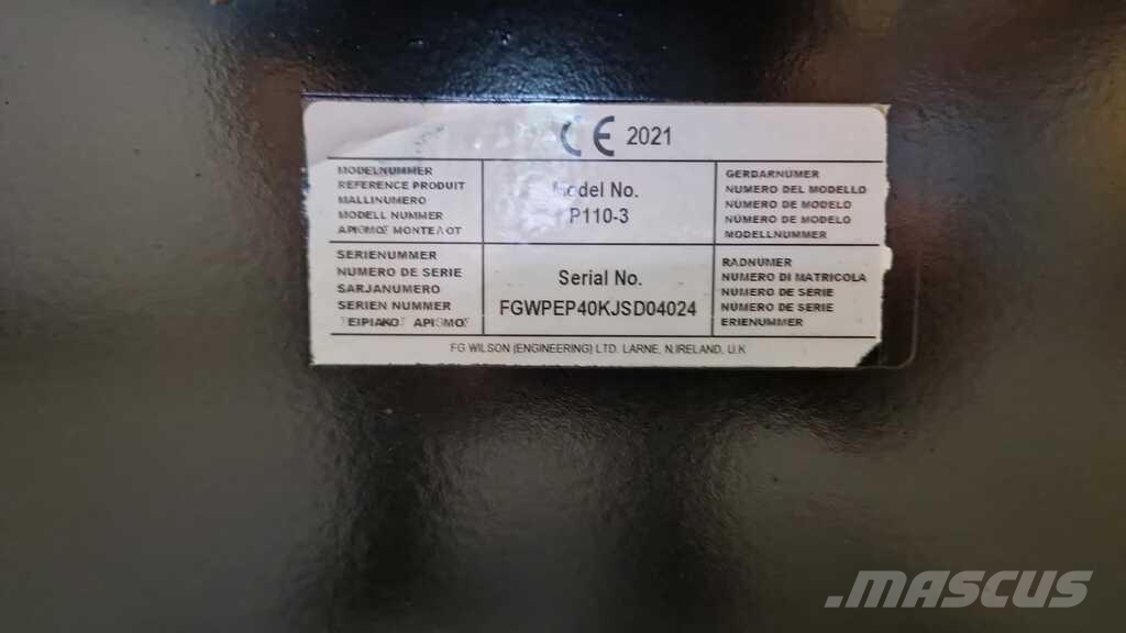 FG Wilson P110-3 Overige generatoren