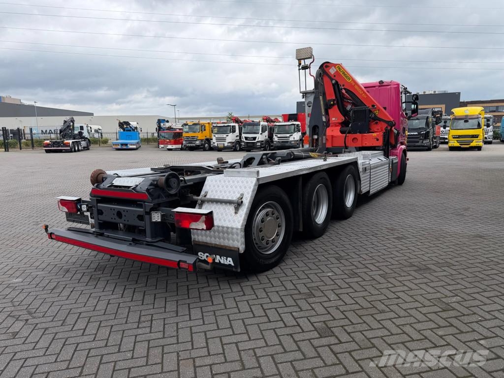 Scania G410 8x4 Haaksysteem / kraan Euro 6 Retarder Abrollkipper