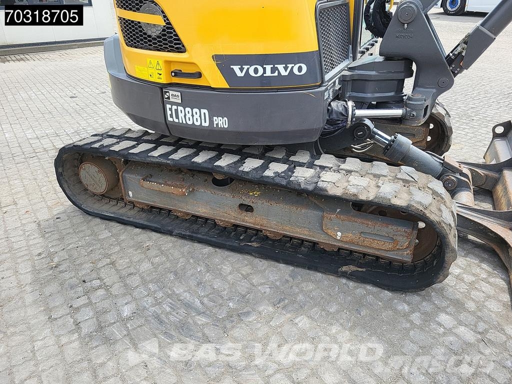 Volvo ECR88 D A/C - 2 Buckets Mini ekskavatörler, 7 tona dek