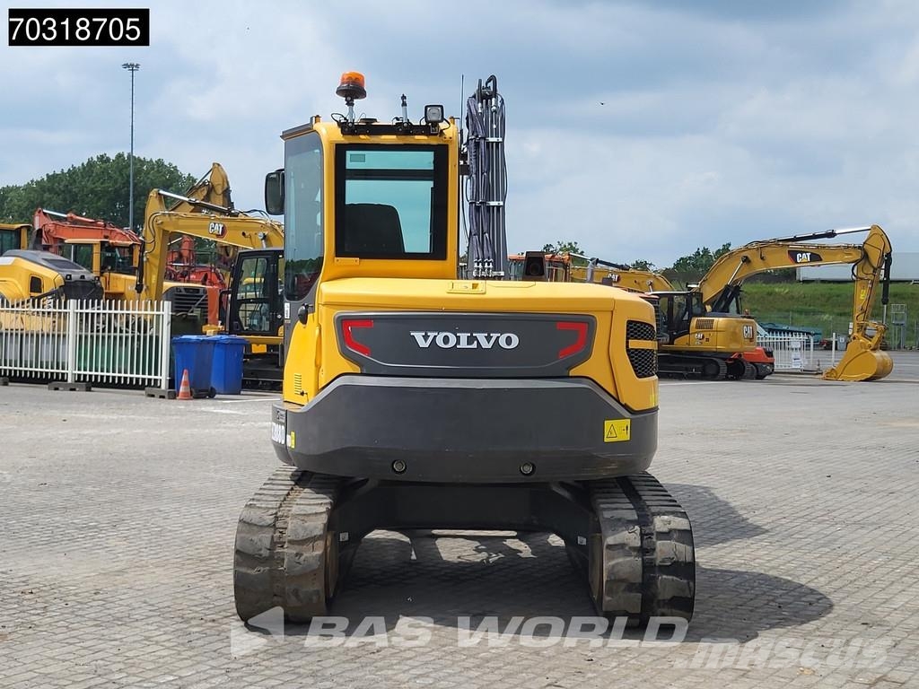 Volvo ECR88 D A/C - 2 Buckets Mini ekskavatörler, 7 tona dek