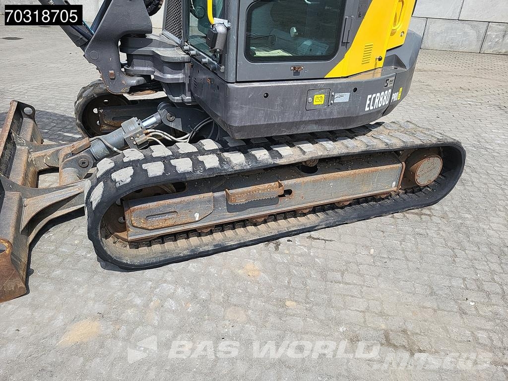 Volvo ECR88 D A/C - 2 Buckets Mini ekskavatörler, 7 tona dek