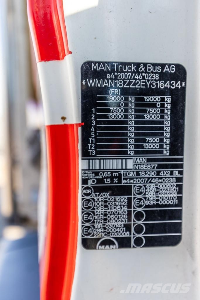 MAN TGM 18.290 BL+ALU CM 13.000L+5COMP Tankwagen