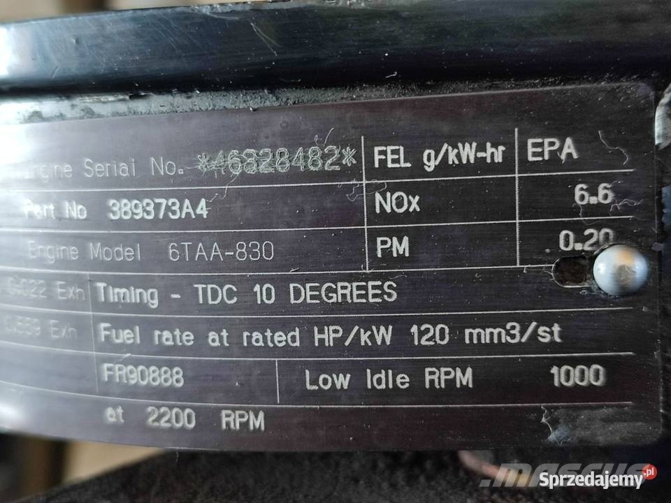 New Holland TG230 6TAA-830 Engine محركات