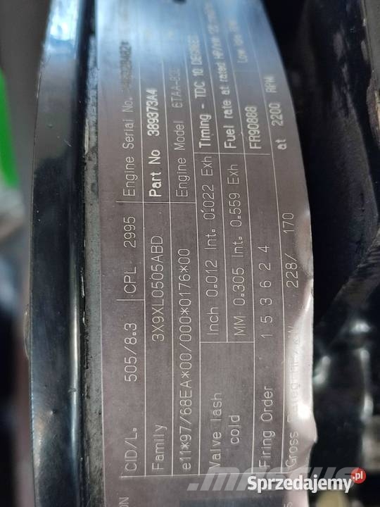 New Holland TG230 6TAA-830 Engine محركات