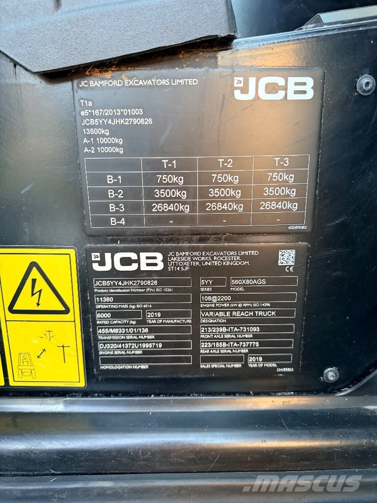 JCB 560-80 AGRI SUPER Телескопические погрузчики