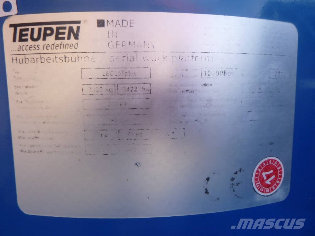 Teupen LEO 25T Plus رافعات ومنصات أخرى