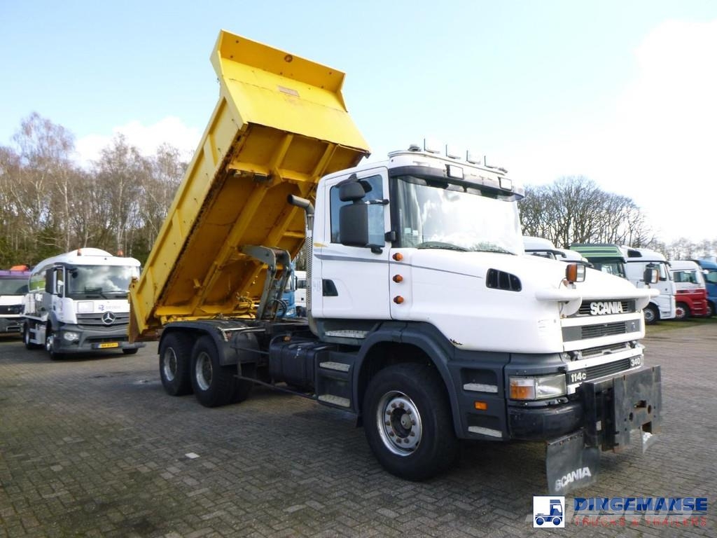 Scania T 114 340 6x4 tipper Самоскиди