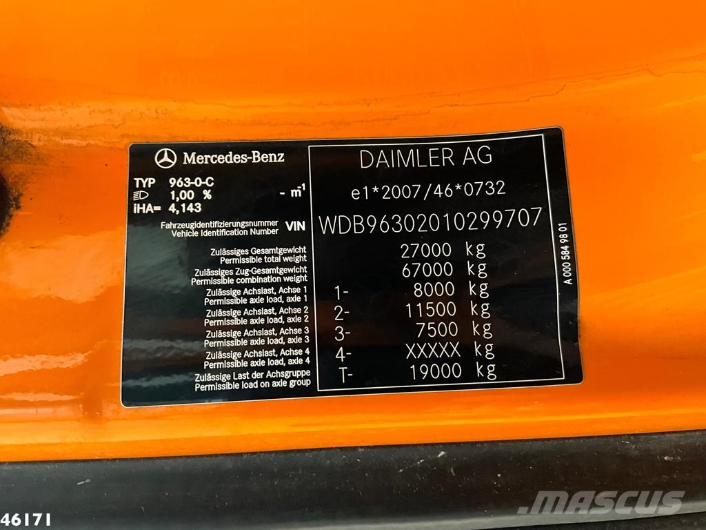 Mercedes-Benz Actros 2546 Euro 6 Kroll Combi kolkenzuiger Combi / vacuum trucks