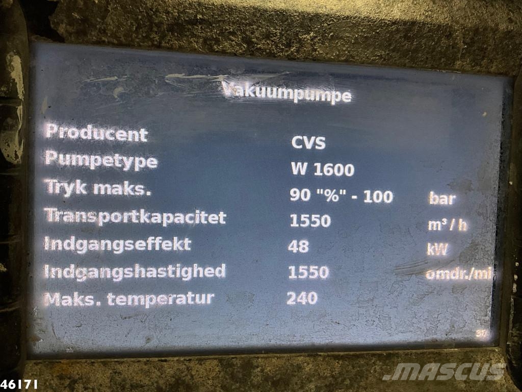 Mercedes-Benz Actros 2546 Euro 6 Kroll Combi kolkenzuiger Combi / vacuum trucks
