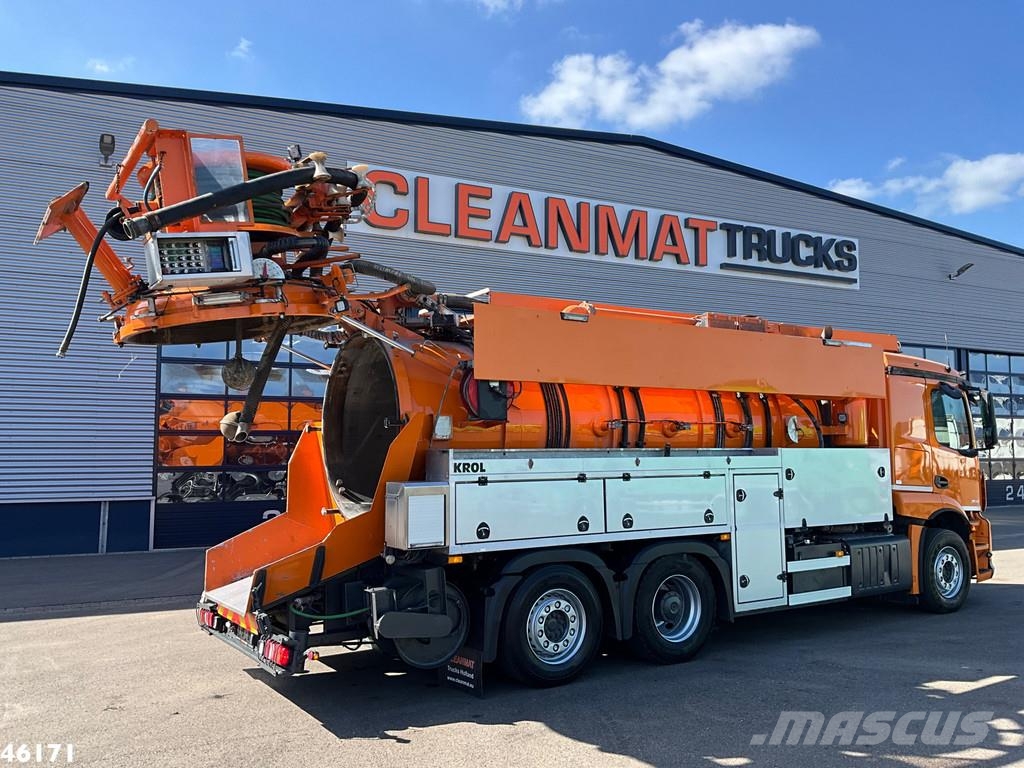 Mercedes-Benz Actros 2546 Euro 6 Kroll Combi kolkenzuiger Combi / vacuum trucks