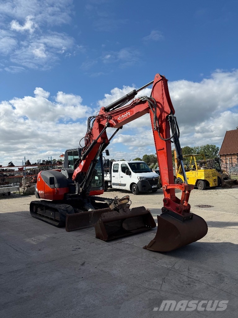 Kubota KX 080-4 3piece Boom Verstellausleger A/C Midi excavators 7t - 12t