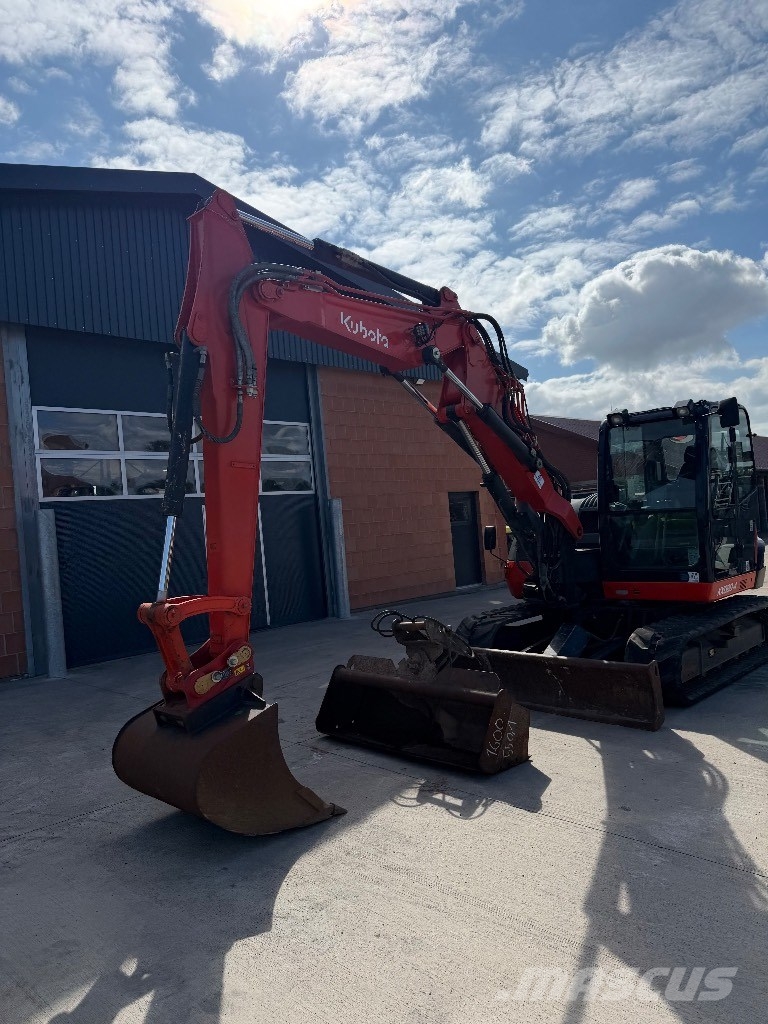 Kubota KX 080-4 3piece Boom Verstellausleger A/C Midi excavators 7t - 12t