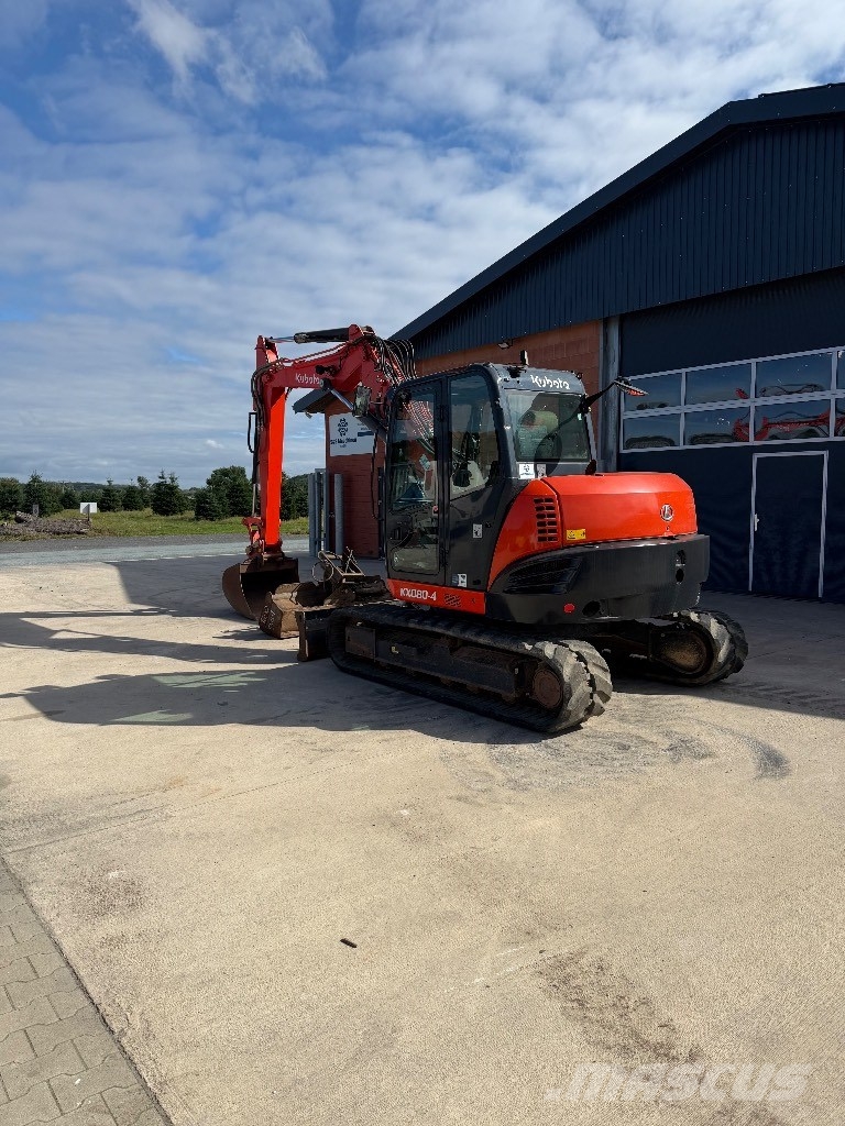 Kubota KX 080-4 3piece Boom Verstellausleger A/C Midi excavators 7t - 12t