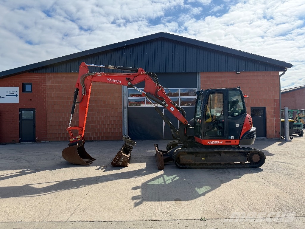 Kubota KX 080-4 3piece Boom Verstellausleger A/C Midi excavators 7t - 12t