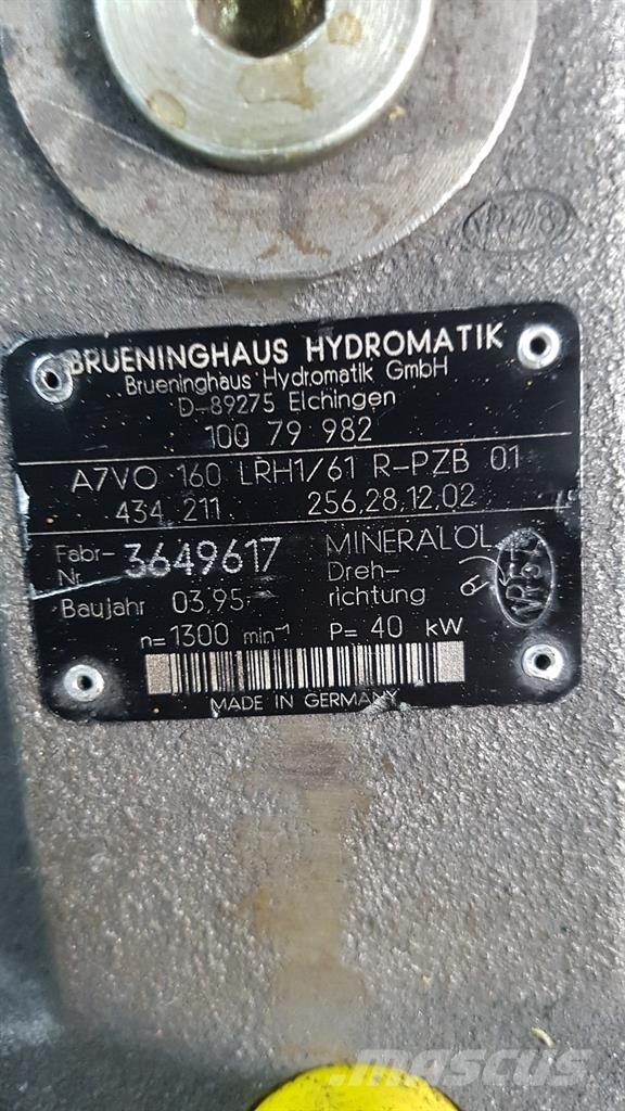 Brueninghaus Hydromatik A7VO160LRH1/61R - Load sensing pump Hydraulics