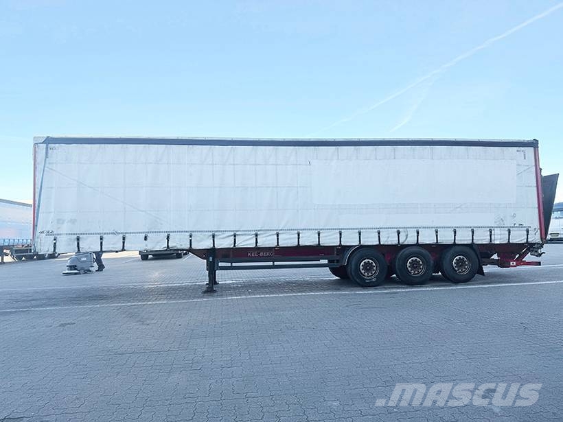 Kel-Berg 3 axle Curtainsider / Planenauflieger Curtainsider semi-trailers