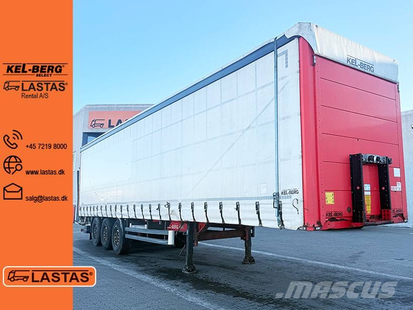 Kel-Berg 3 axle Curtainsider / Planenauflieger Curtainsider semi-trailers