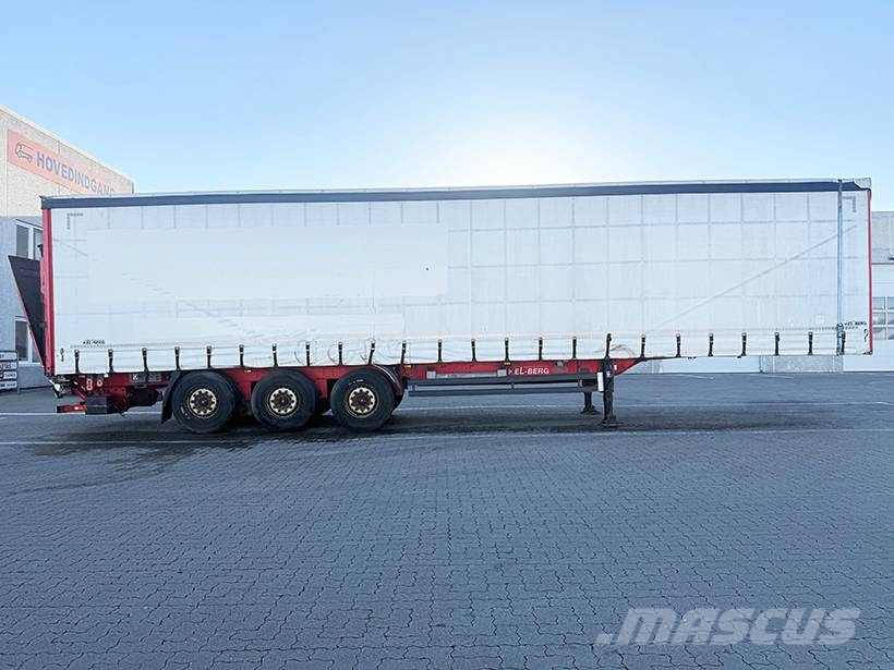 Kel-Berg 3 axle Curtainsider / Planenauflieger Curtainsider semi-trailers