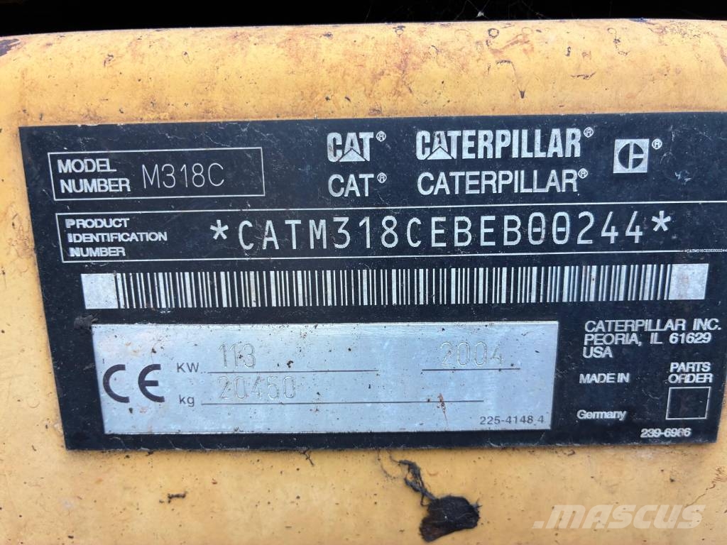 CAT M 318 C Εκσκαφείς με τροχούς - λάστιχα