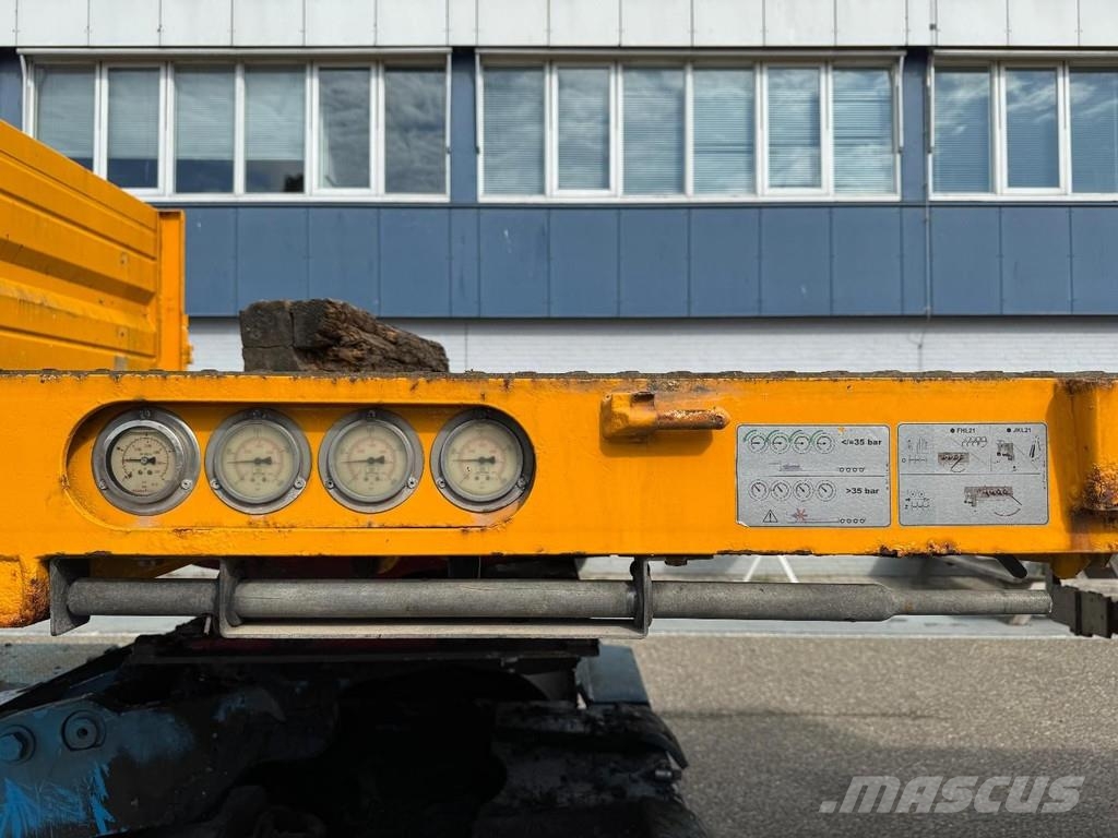 Goldhofer STZ-L5-50/80A 8,13M EXTENDABLE + 5 AXLE STEERING + Diepladers