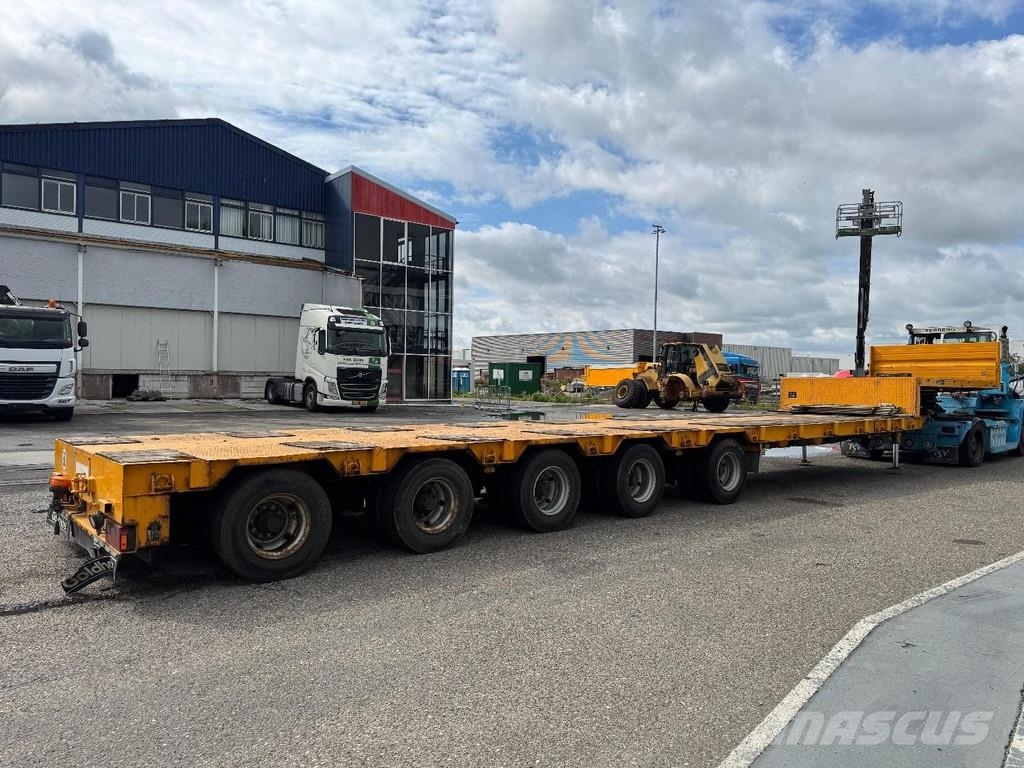 Goldhofer STZ-L5-50/80A 8,13M EXTENDABLE + 5 AXLE STEERING + Diepladers