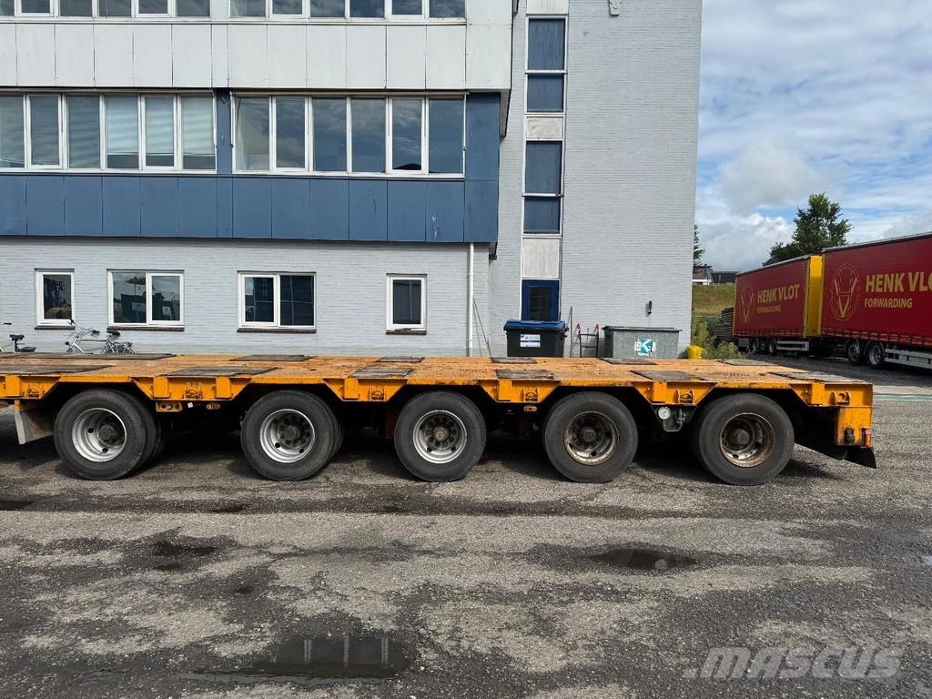 Goldhofer STZ-L5-50/80A 8,13M EXTENDABLE + 5 AXLE STEERING + Diepladers