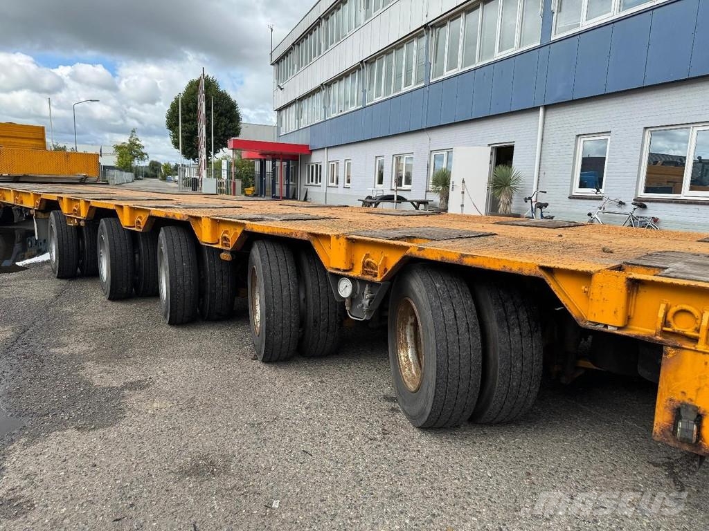 Goldhofer STZ-L5-50/80A 8,13M EXTENDABLE + 5 AXLE STEERING + Diepladers