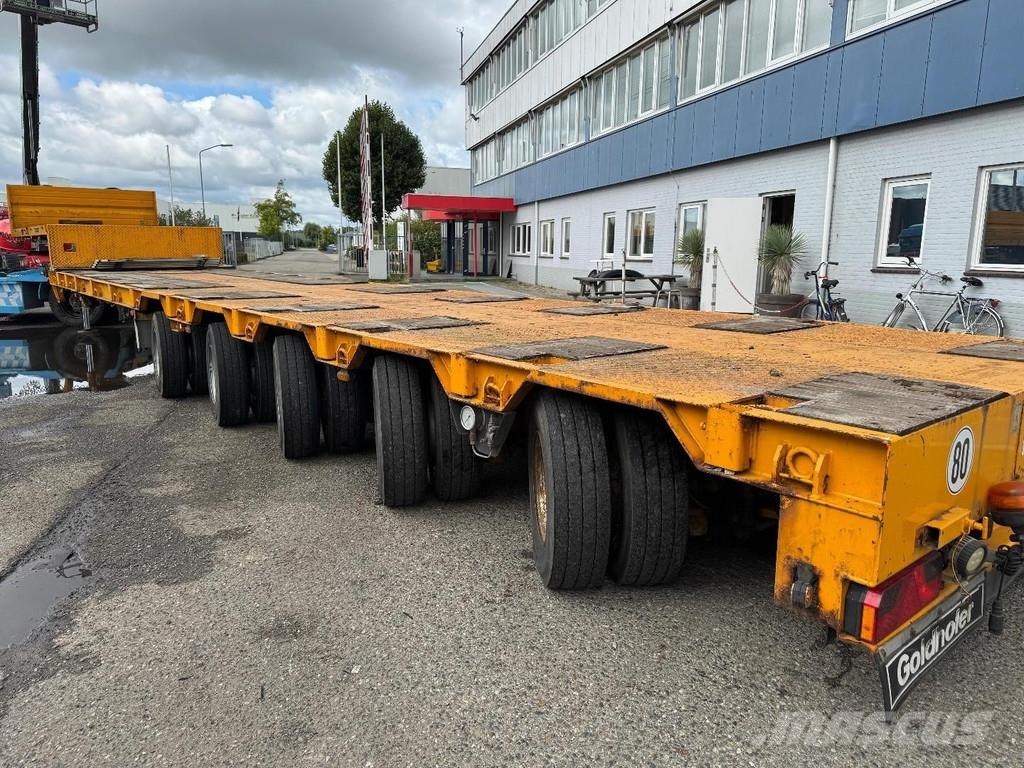 Goldhofer STZ-L5-50/80A 8,13M EXTENDABLE + 5 AXLE STEERING + Diepladers