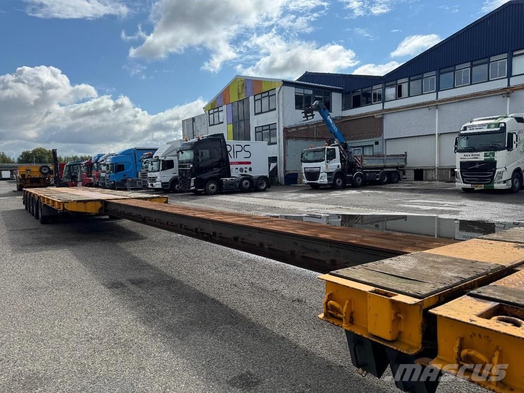 Goldhofer STZ-L5-50/80A 8,13M EXTENDABLE + 5 AXLE STEERING + Diepladers