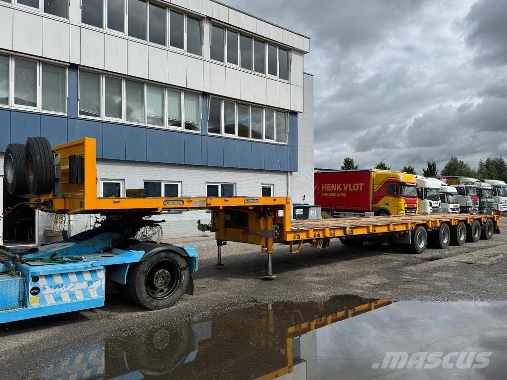 Goldhofer STZ-L5-50/80A 8,13M EXTENDABLE + 5 AXLE STEERING + Diepladers