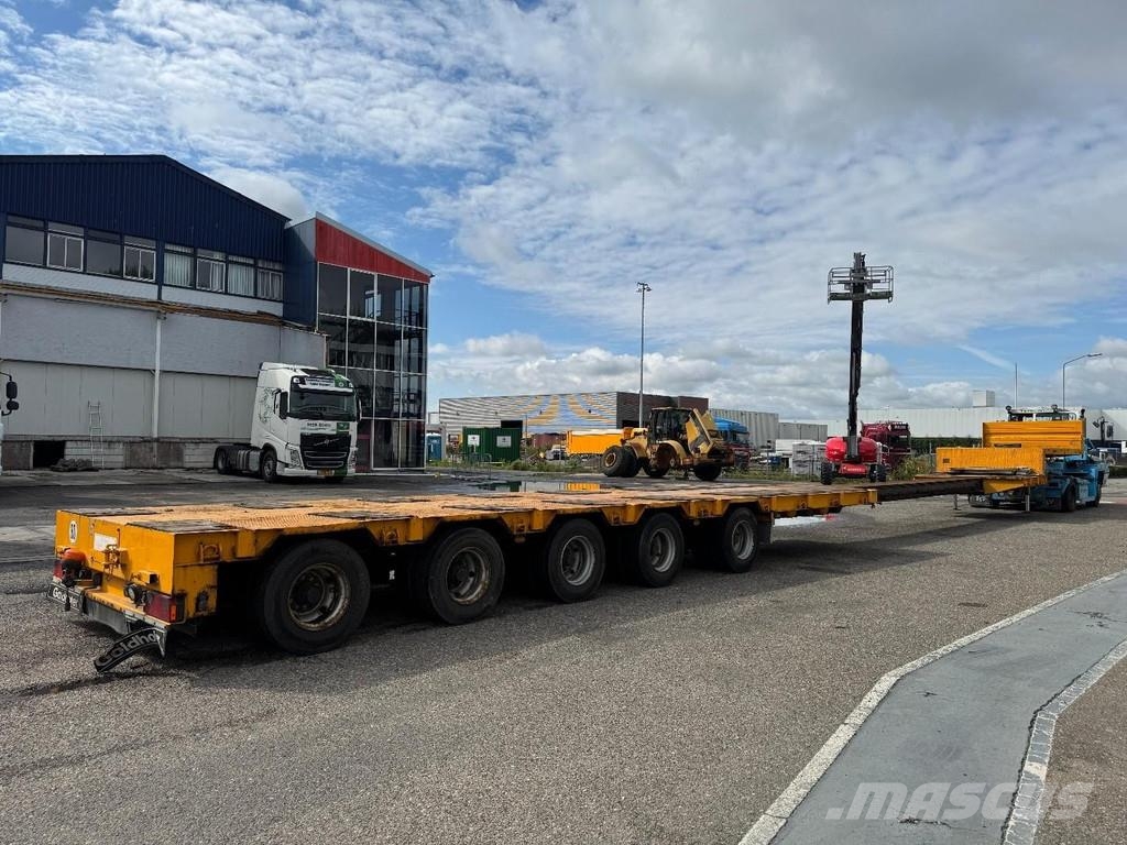 Goldhofer STZ-L5-50/80A 8,13M EXTENDABLE + 5 AXLE STEERING + Diepladers