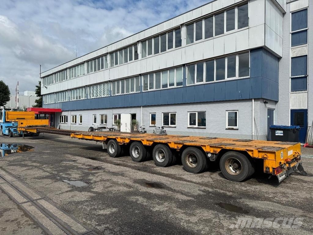Goldhofer STZ-L5-50/80A 8,13M EXTENDABLE + 5 AXLE STEERING + Diepladers