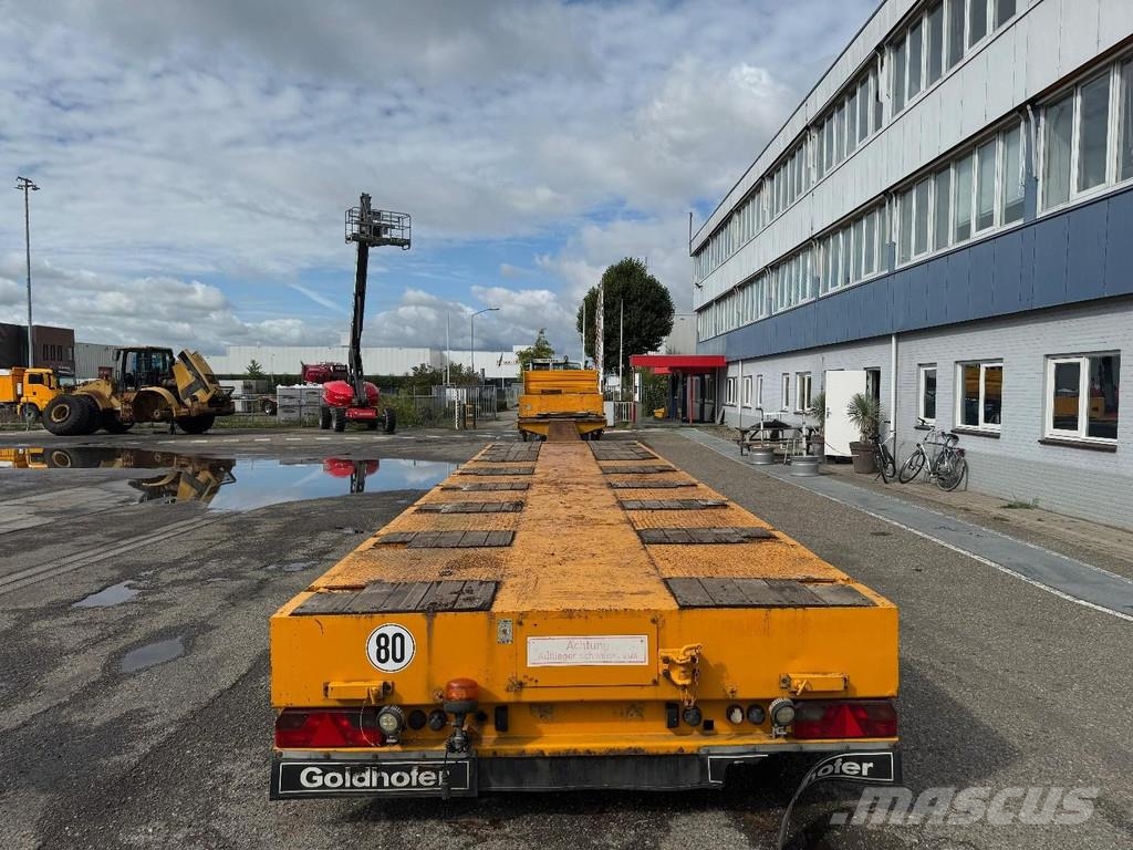 Goldhofer STZ-L5-50/80A 8,13M EXTENDABLE + 5 AXLE STEERING + Diepladers