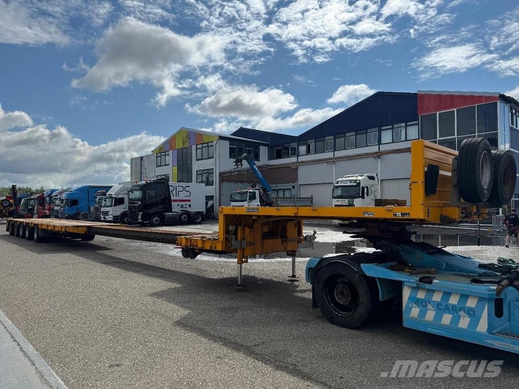 Goldhofer STZ-L5-50/80A 8,13M EXTENDABLE + 5 AXLE STEERING + Diepladers
