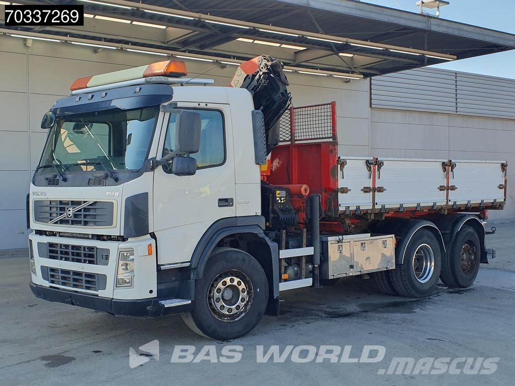 Volvo FM9 300 FM 6X2 Palfinger PK16502 Crane Kran Remote 傾卸式卡車