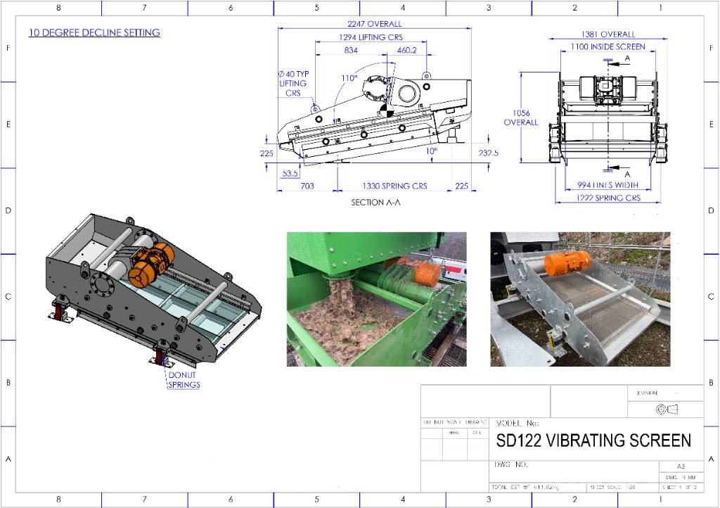 Quarry King SD122 Screen غرابيل