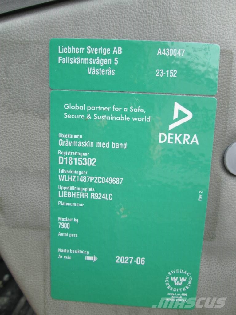 Liebherr R924 G8 Raupenbagger