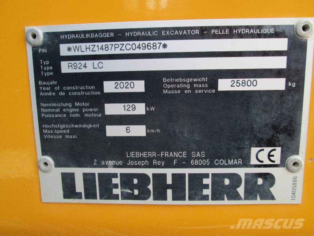 Liebherr R924 G8 Raupenbagger
