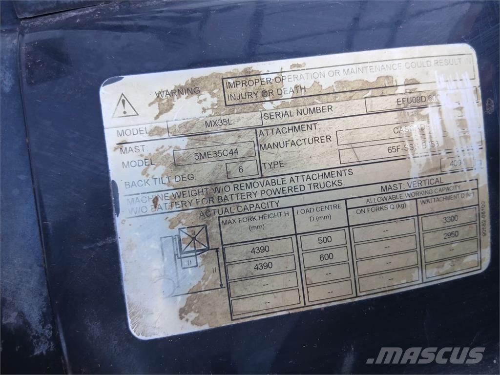 UniCarriers MX35L Sähkötrukit