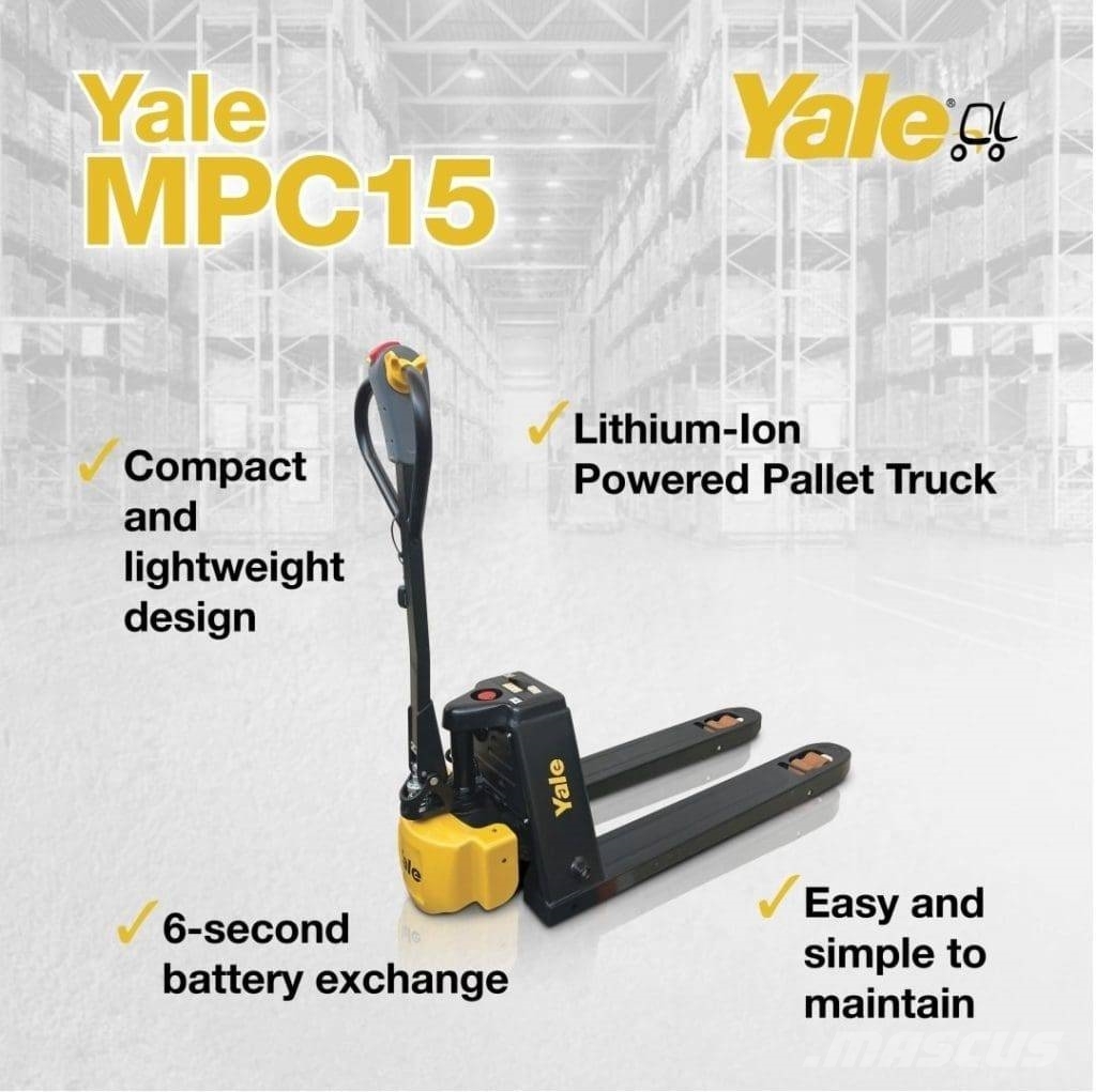 Yale MPC 15. Motorlyftvagn, Låglyftare Düsük seviye kaldirici