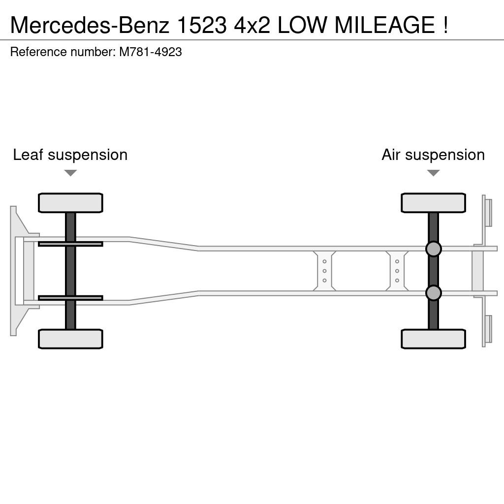 Mercedes-Benz 1523 4x2 LOW MILEAGE ! Грузовики-платформы/боковая разгрузка