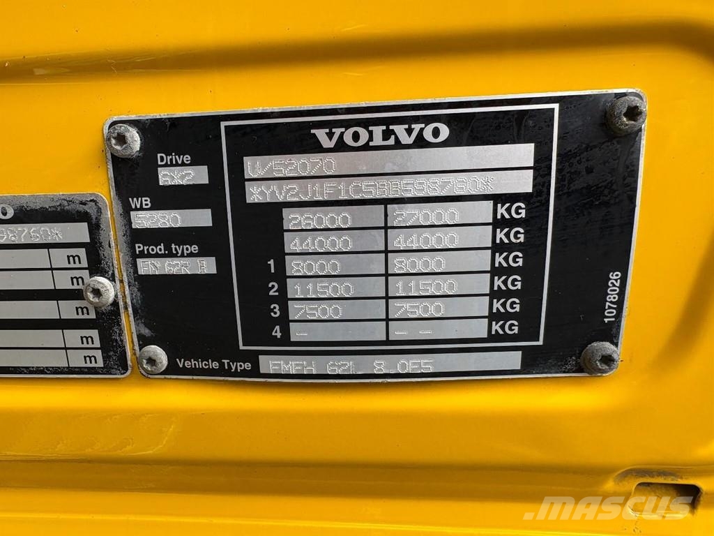 Volvo FM 410 + VDL 20TON + 6X2 STEERING/LIFT + EURO 5 Camion con gancio di sollevamento