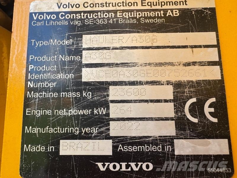 Volvo A 30 G Wozidła kolebkowe