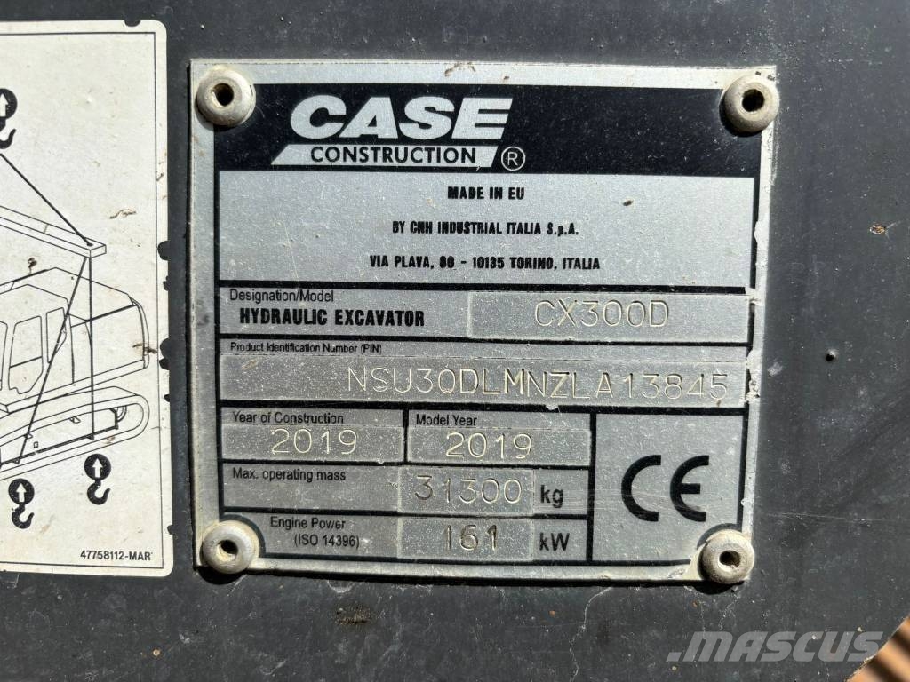 CASE CX 300 D Excavadoras sobre orugas